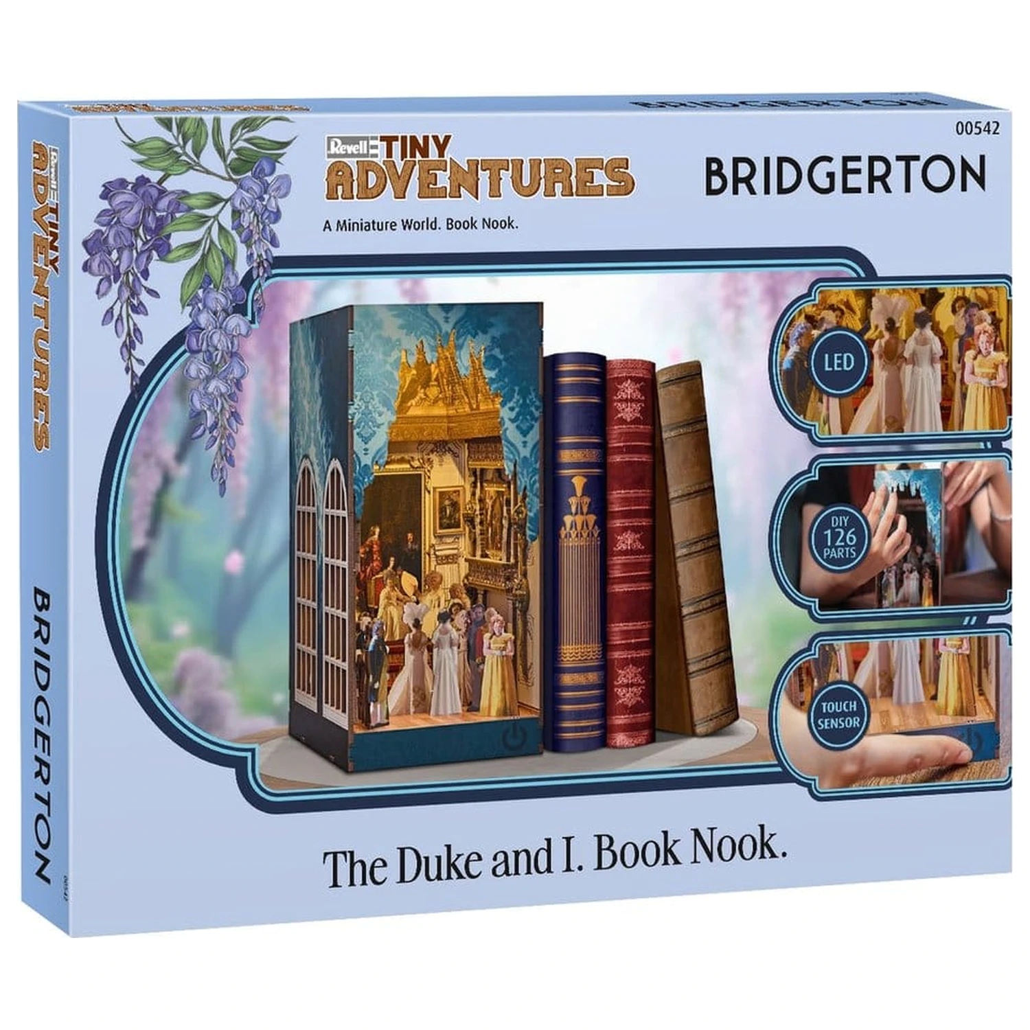 Bridgerton Tiny Adventures Buchwinkel Mini Diorama The Duke and I 18 cm Produktfoto