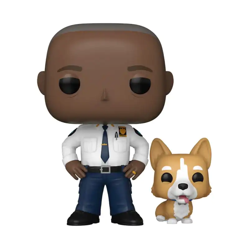 Brooklyn Nine-Nine Funko POP! TV Vinyl Figur Cpt Holt w/dog 9 cm Produktfoto