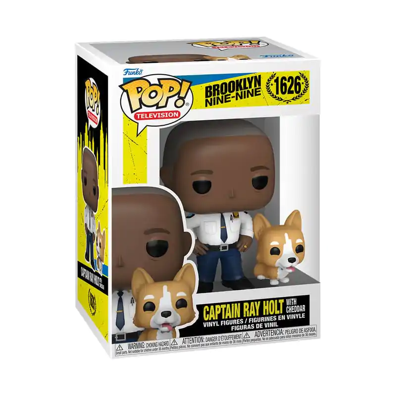 Brooklyn Nine-Nine Funko POP! TV Vinyl Figur Cpt Holt w/dog 9 cm Produktfoto