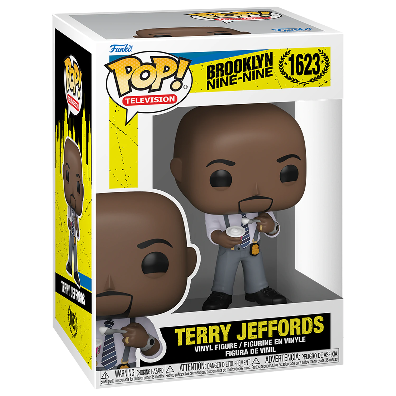 Brooklyn Nine-Nine Funko POP! TV Vinyl Figur Terry w/ yogurt 9 cm Produktfoto