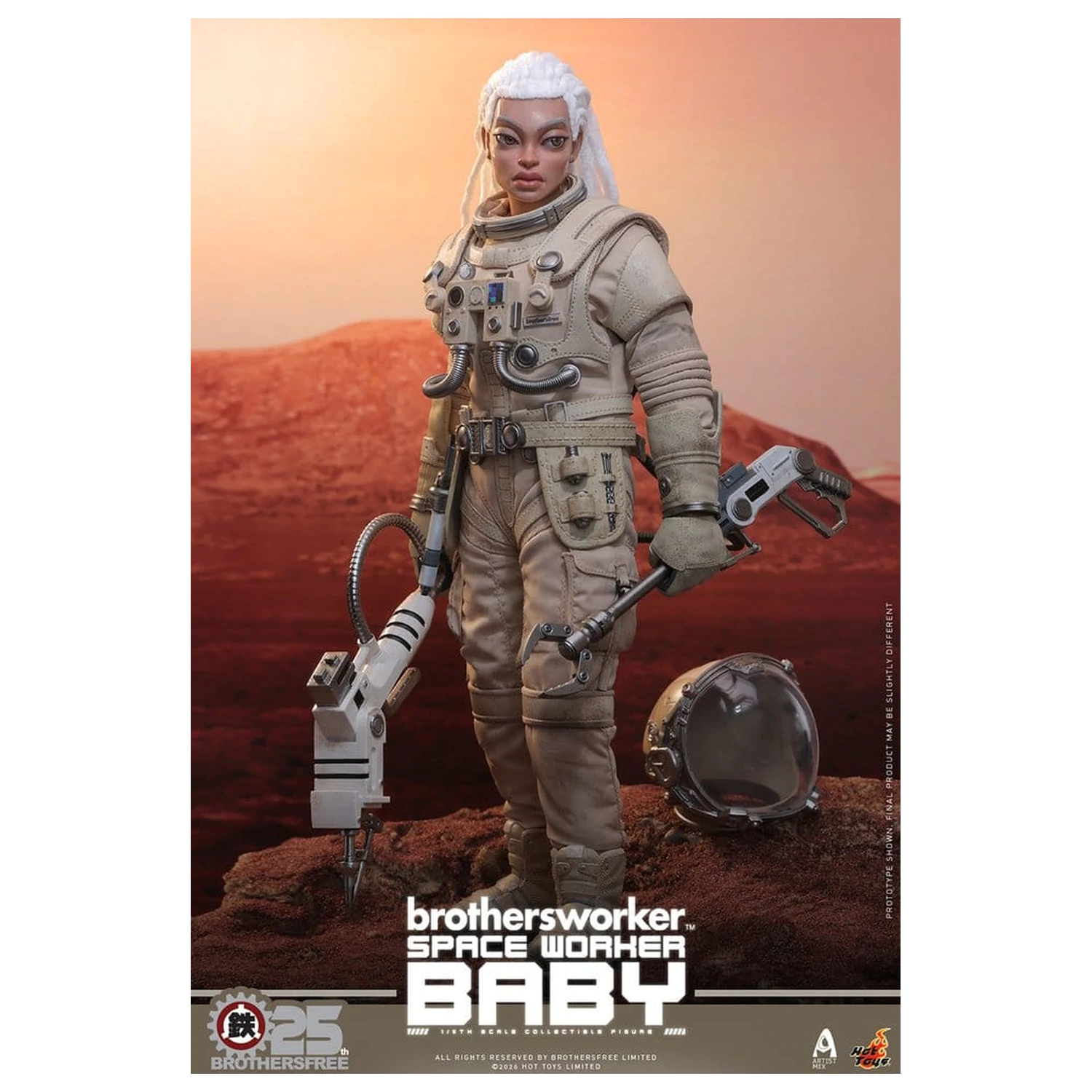 Brothersfree 1/6 Actionfigur Space Worker Baby (Brothersfree 25th Version) 28 cm Produktfoto