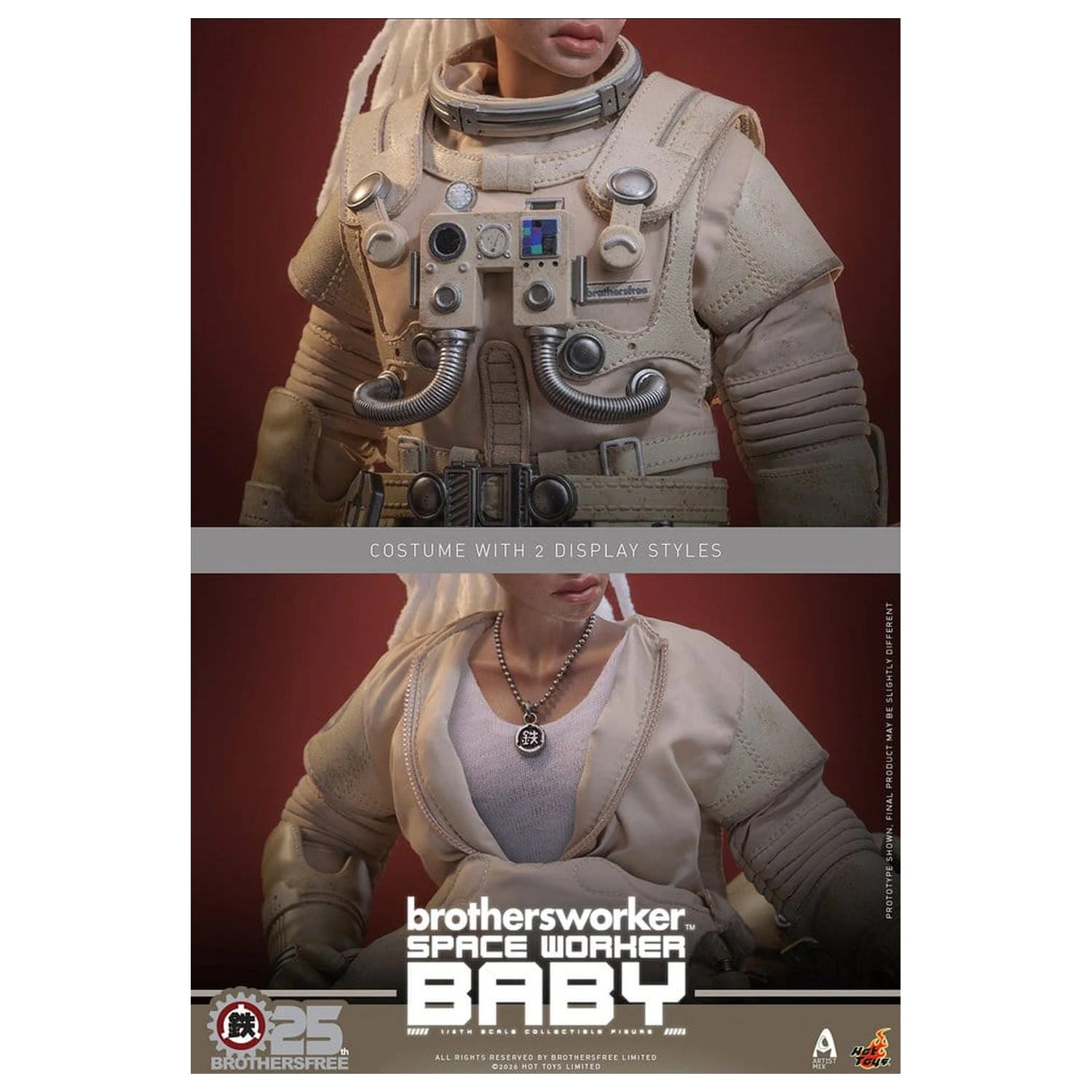 Brothersfree 1/6 Actionfigur Space Worker Baby (Brothersfree 25th Version) 28 cm Produktfoto