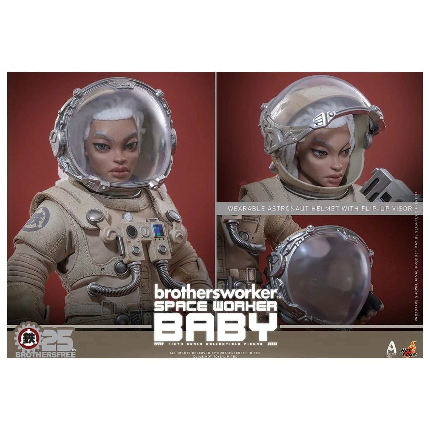 Brothersfree 1/6 Actionfigur Space Worker Baby (Brothersfree 25th Version) 28 cm Produktfoto