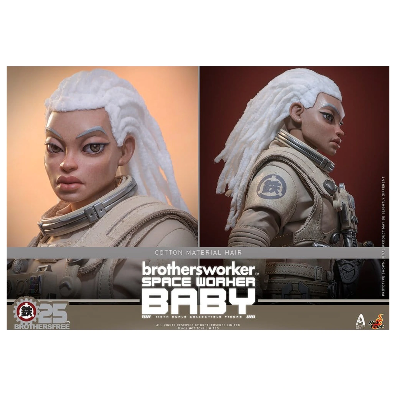 Brothersfree 1/6 Actionfigur Space Worker Baby (Brothersfree 25th Version) 28 cm Produktfoto