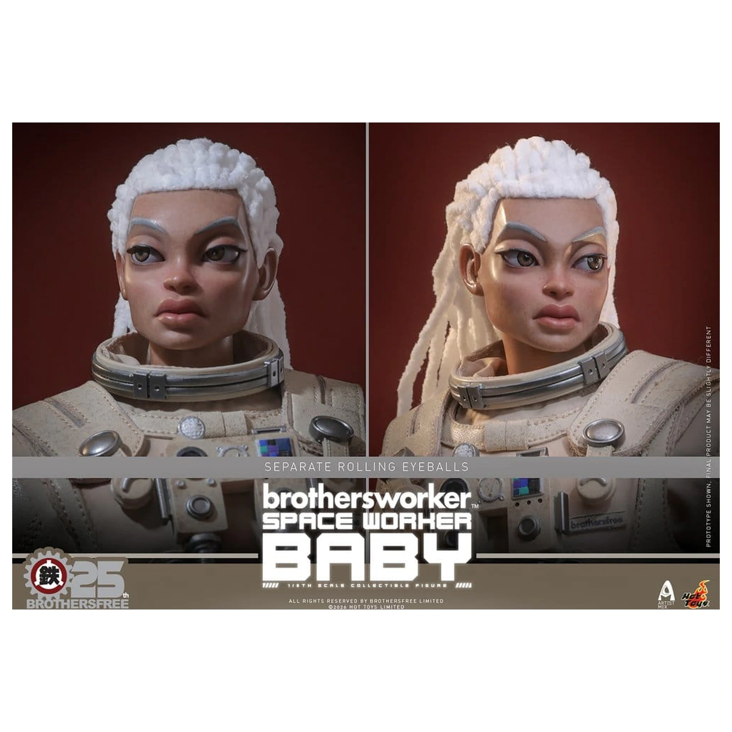 Brothersfree 1/6 Actionfigur Space Worker Baby (Brothersfree 25th Version) 28 cm Produktfoto