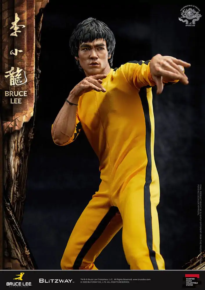 Bruce Lee Statue 1/4 50th Anniversary Tribute 55 cm termékfotó