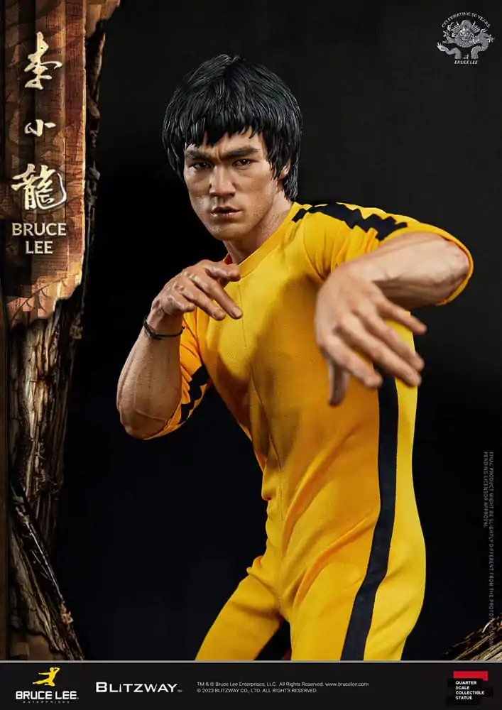 Bruce Lee Statue 1/4 50th Anniversary Tribute 55 cm termékfotó