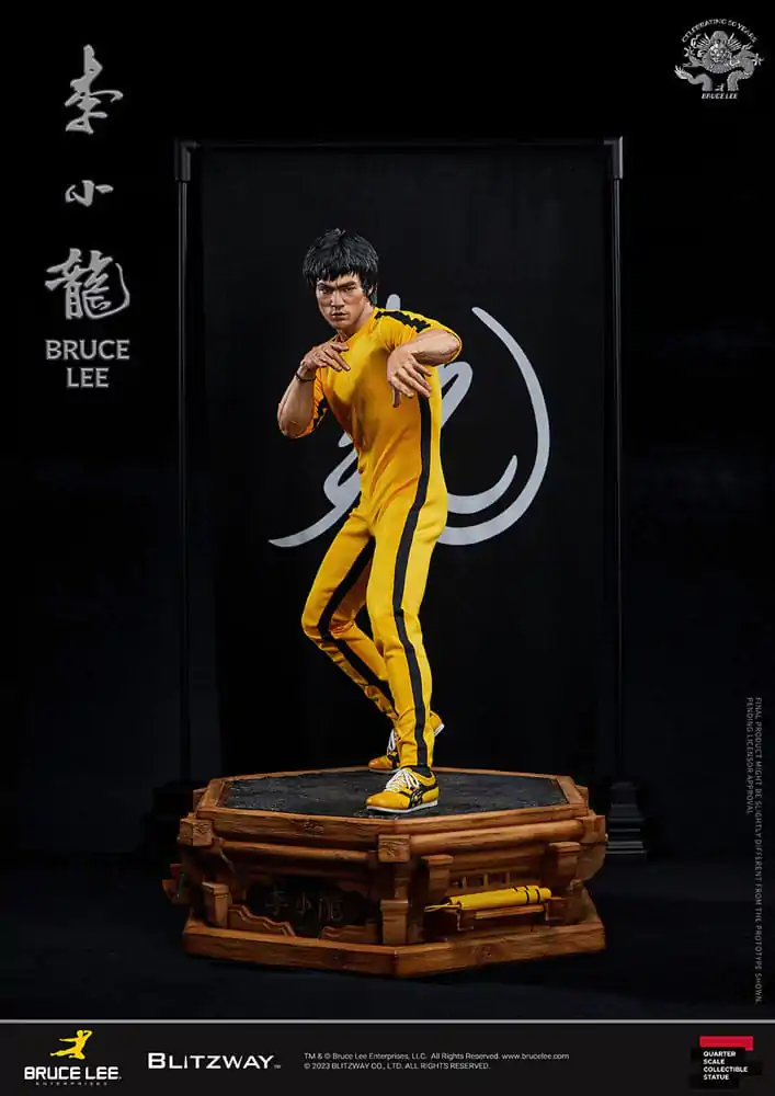 Bruce Lee Statue 1/4 50th Anniversary Tribute 55 cm termékfotó
