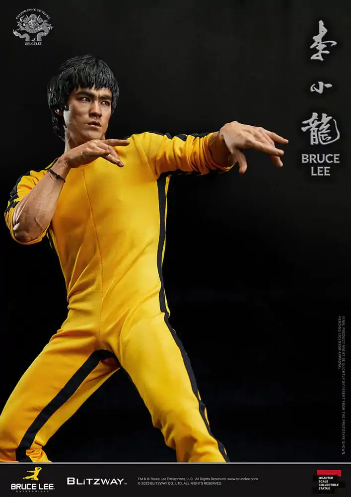 Bruce Lee Statue 1/4 50th Anniversary Tribute 55 cm termékfotó