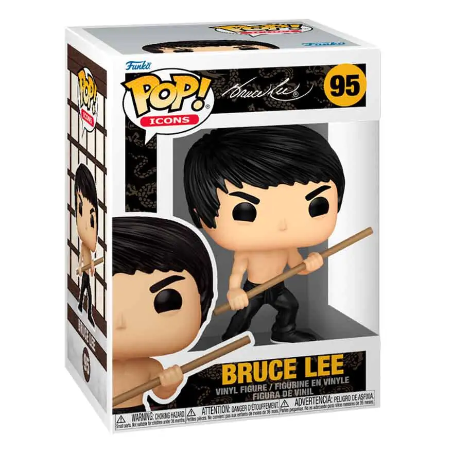 Bruce Lee Funko POP! Icons Vinyl Figur Bruce Lee(dynamic) 9 cm Produktfoto