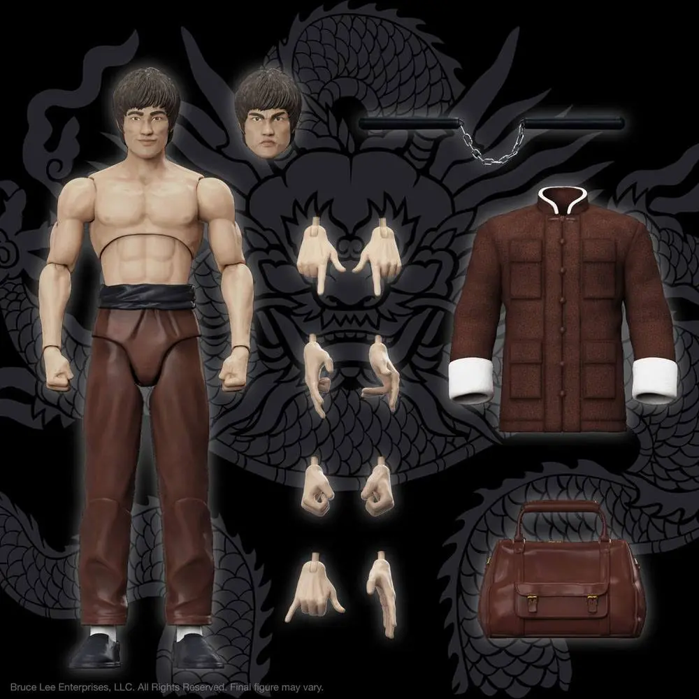Bruce Lee Ultimates Actionfigur Bruce The Contender 18 cm Produktfoto