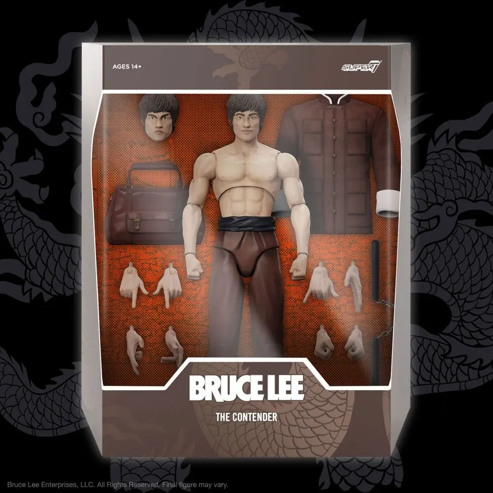 Bruce Lee Ultimates Actionfigur Bruce The Contender 18 cm Produktfoto