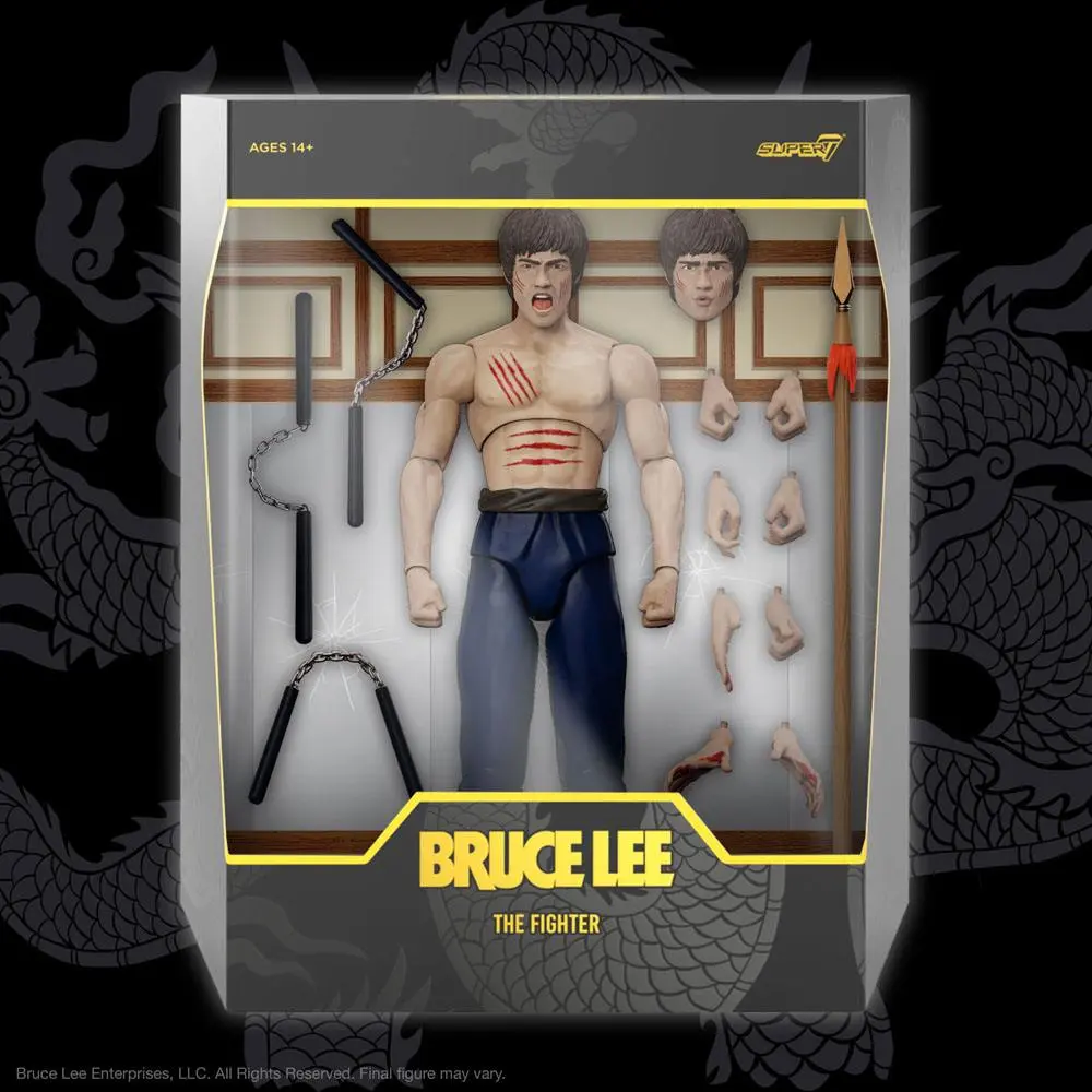 Bruce Lee Ultimates Action Figur Bruce The Fighter 18 cm Produktfoto