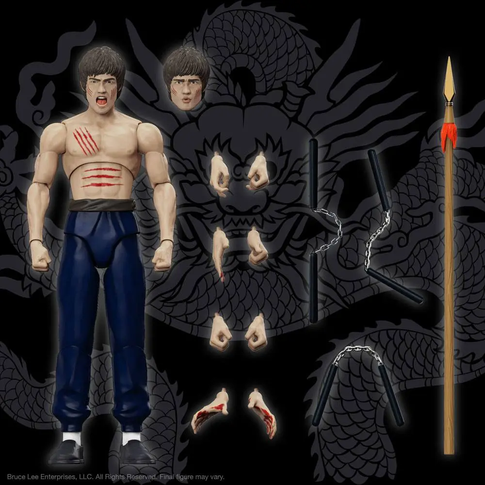 Bruce Lee Ultimates Action Figur Bruce The Fighter 18 cm Produktfoto