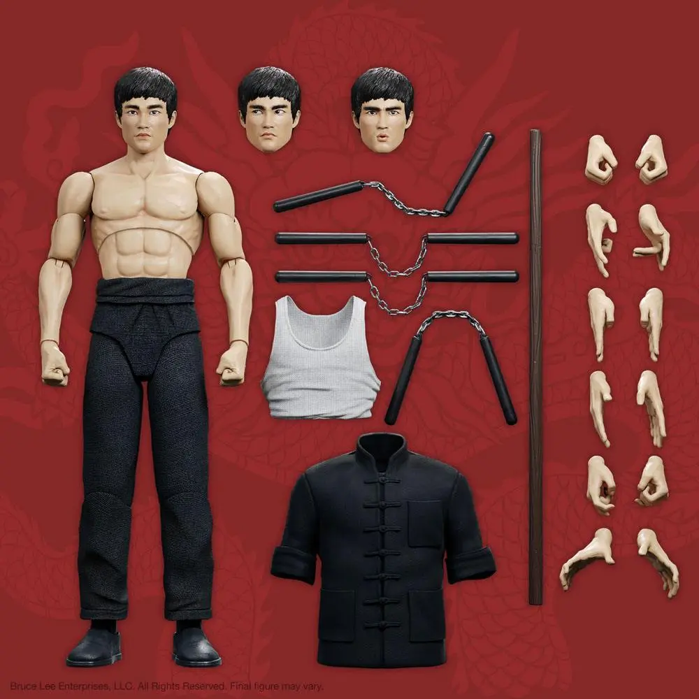 Bruce Lee Ultimates Actionfigur Bruce The Warrior 18 cm termékfotó