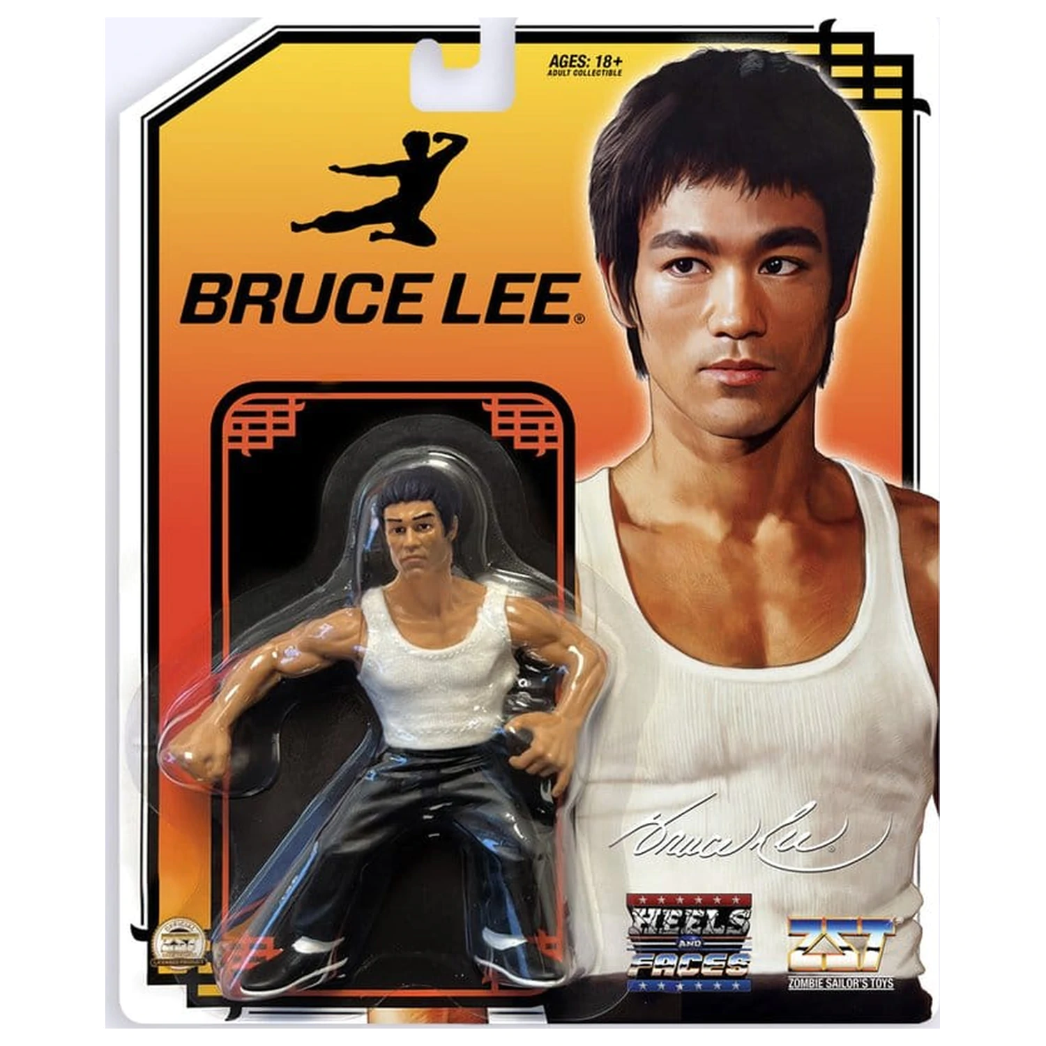 Bruce Lee Zombie Sailor's Toys Action Figur (Dragon) White Tank Top 11 cm Produktfoto