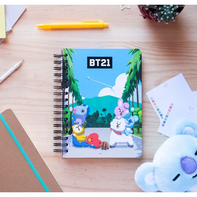 BT21 A5 Notizbuch termékfotó