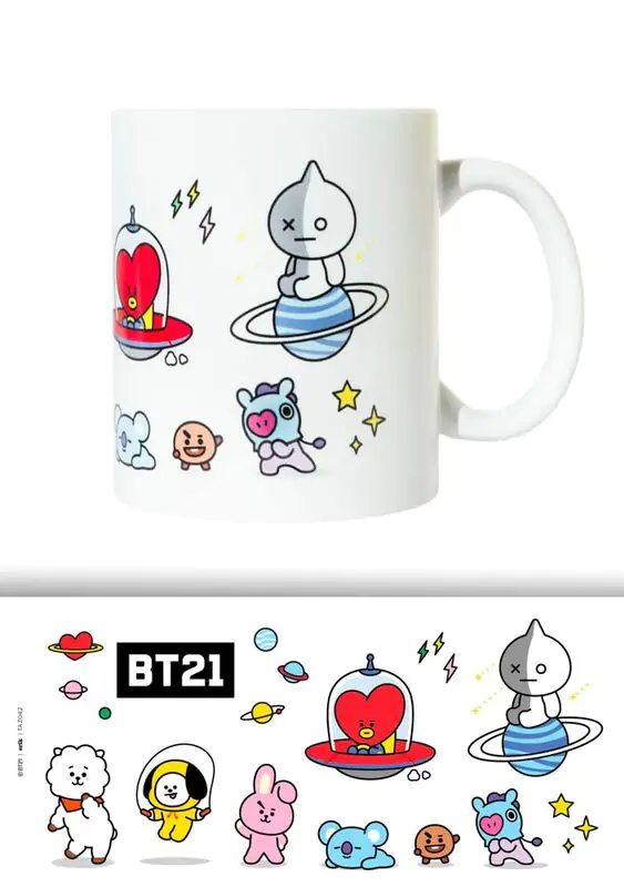 BT21 Characters Tasse 330ml termékfotó