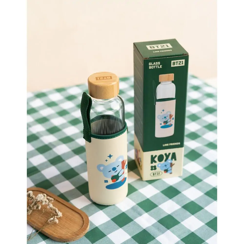 BT21 Koya Glasflasche 500ml Produktfoto