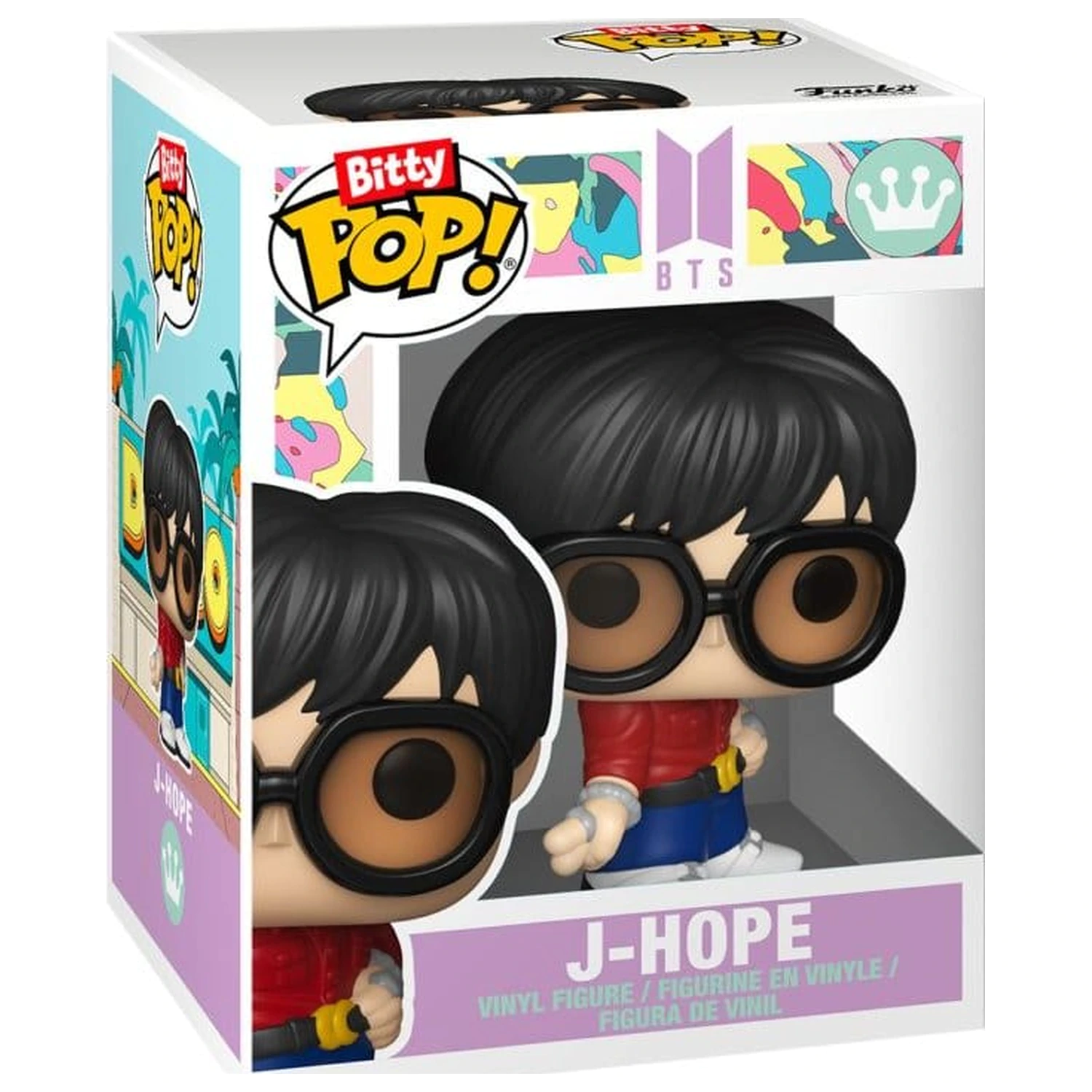 BTS Bitty Funko POP! Stages Vinyl-Figur J-Hope (Dynamite) 2,5 cm Produktfoto