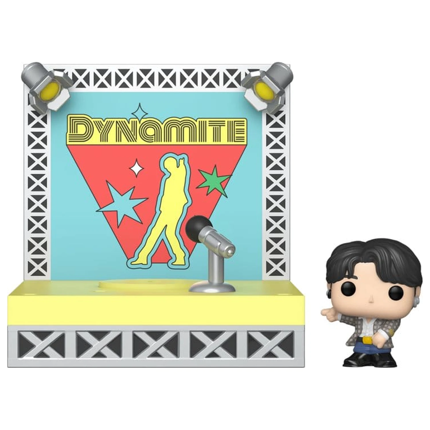 BTS Bitty Funko POP! Stages Vinyl Figur Jung Kook (Dynamite) 2,5 cm Produktfoto