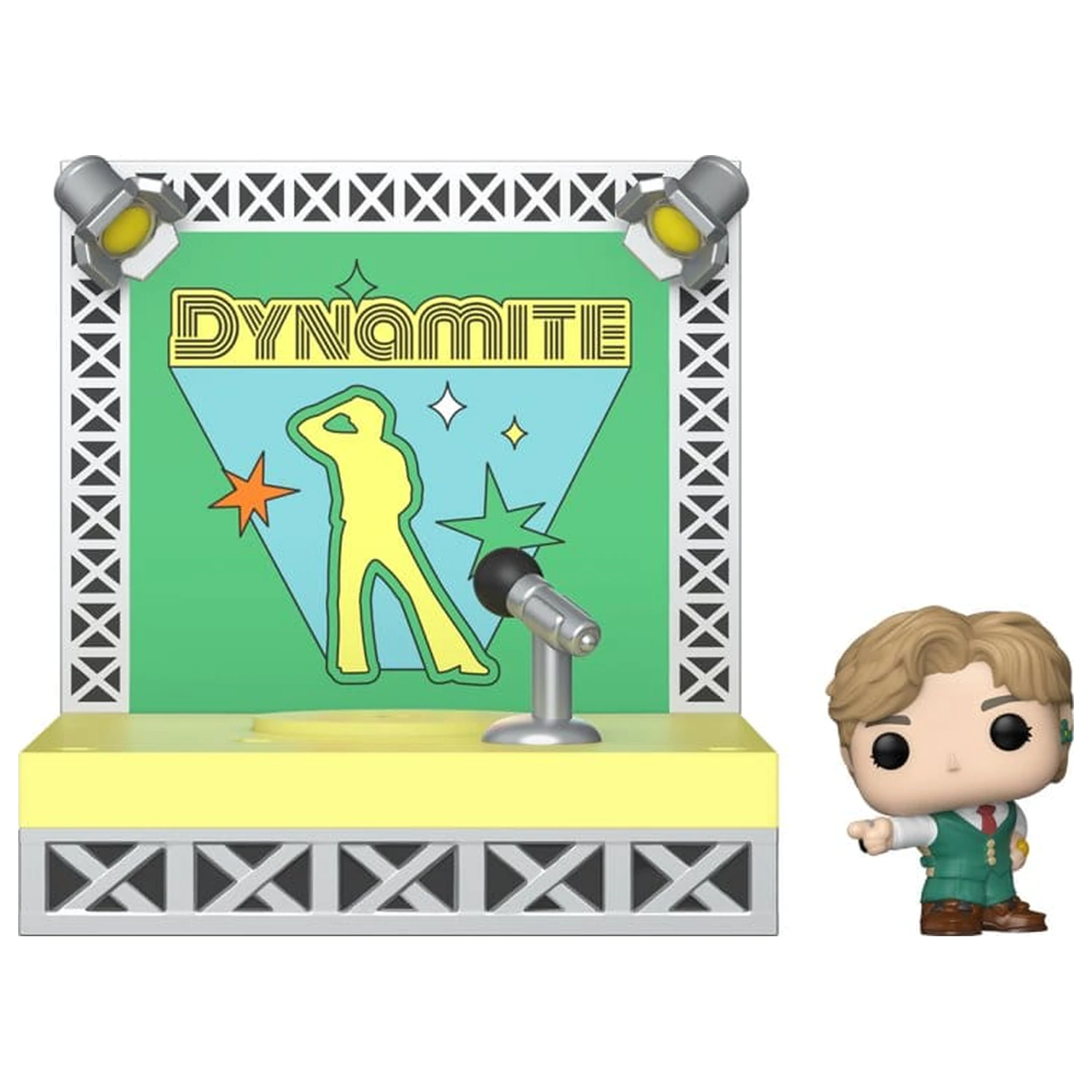 BTS Bitty Funko POP! Stages Vinyl Figur V (Dynamite) 2,5 cm Produktfoto