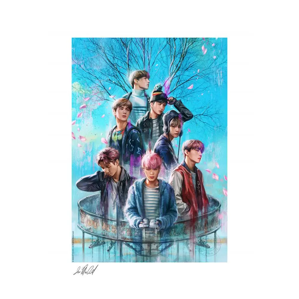 BTS Kunstdruck Spring Day 41 x 30 cm - ungerahmt Produktfoto