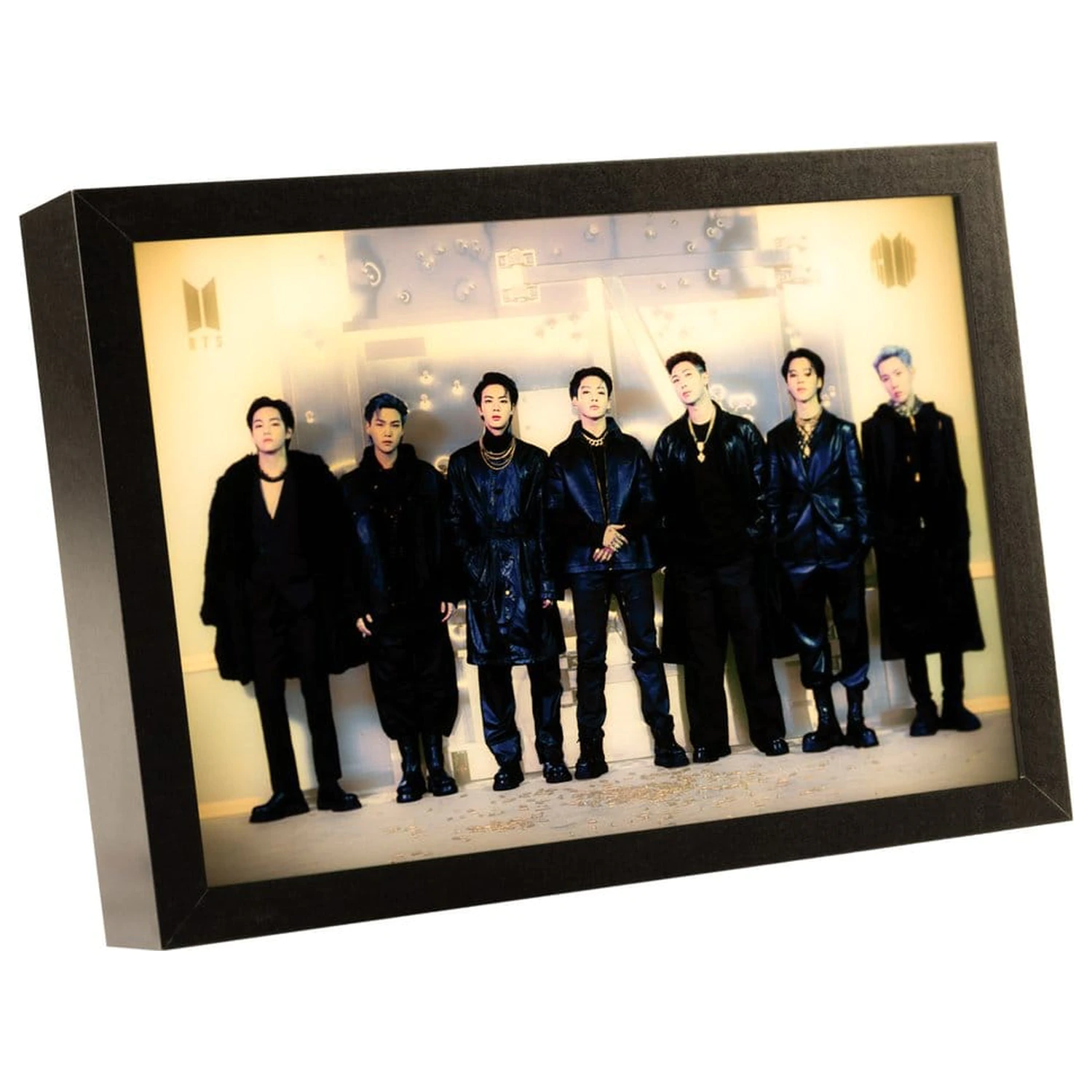 BTS gerahmter LED-Druck Produktfoto