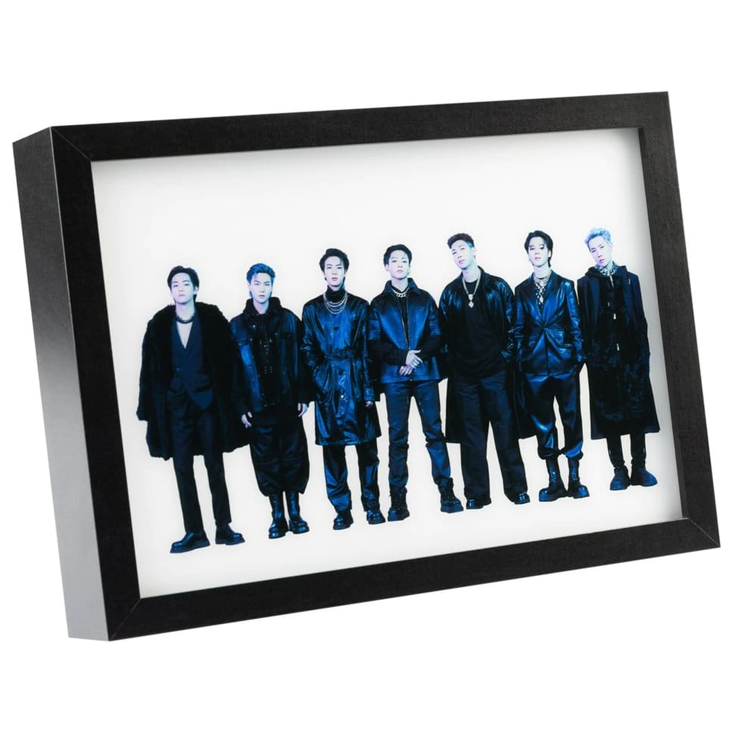 BTS gerahmter LED-Druck Produktfoto