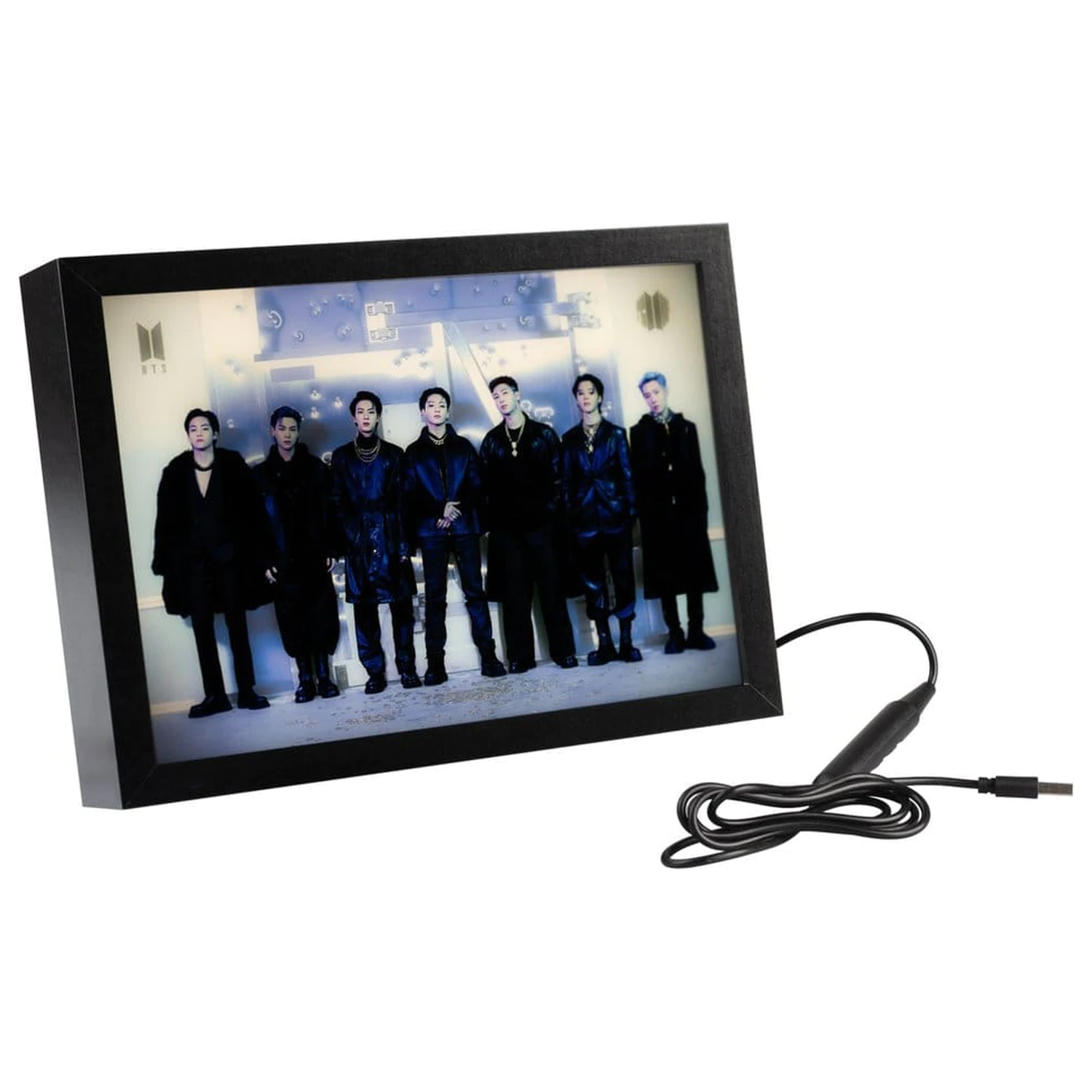 BTS gerahmter LED-Druck Produktfoto