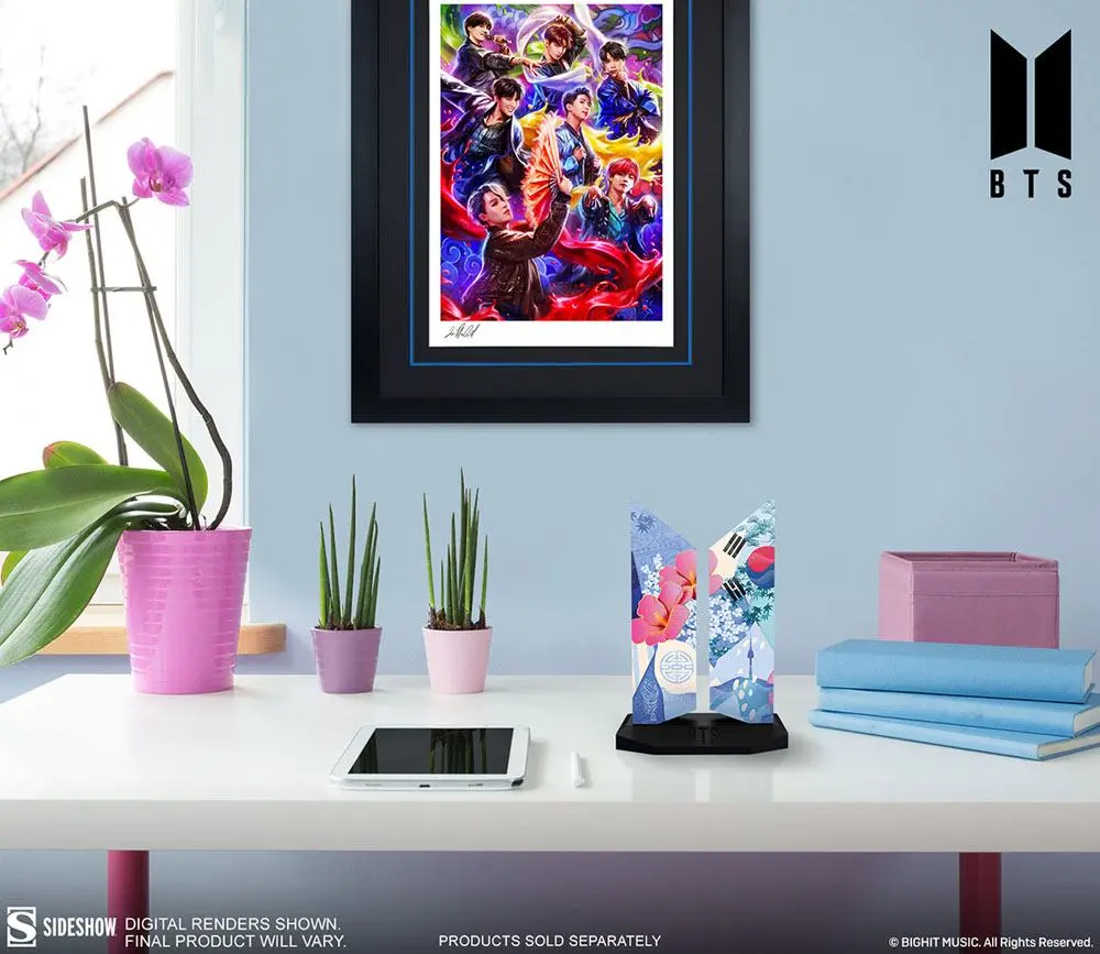 BTS Statue Premium BTS Logo: Seoul Edition 18 cm Produktfoto