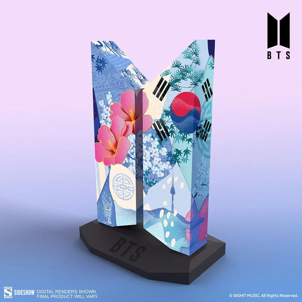 BTS Statue Premium BTS Logo: Seoul Edition 18 cm Produktfoto