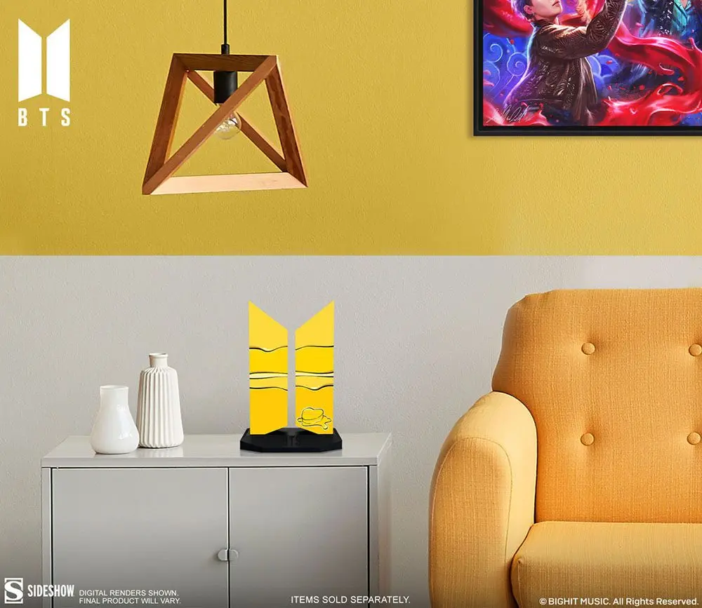 BTS Statue Premium BTS Logo: Butter Edition 18 cm Produktfoto
