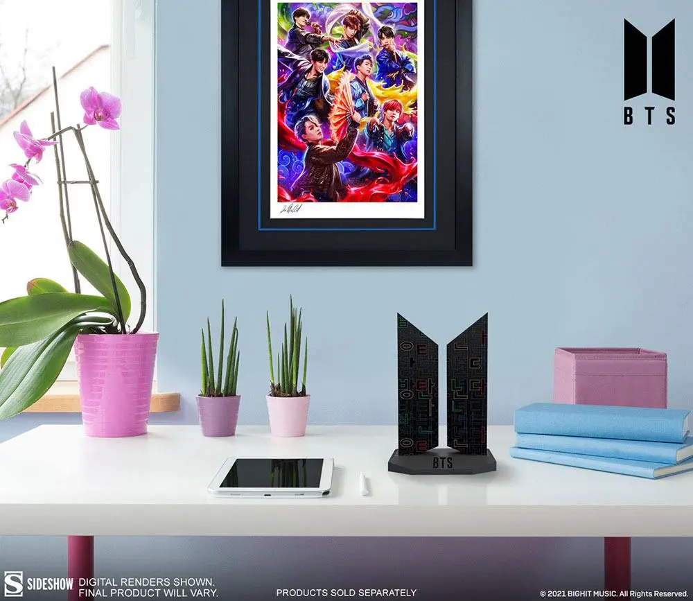 BTS Statue Premium BTS Logo: Hangeul Edition 18 cm Produktfoto