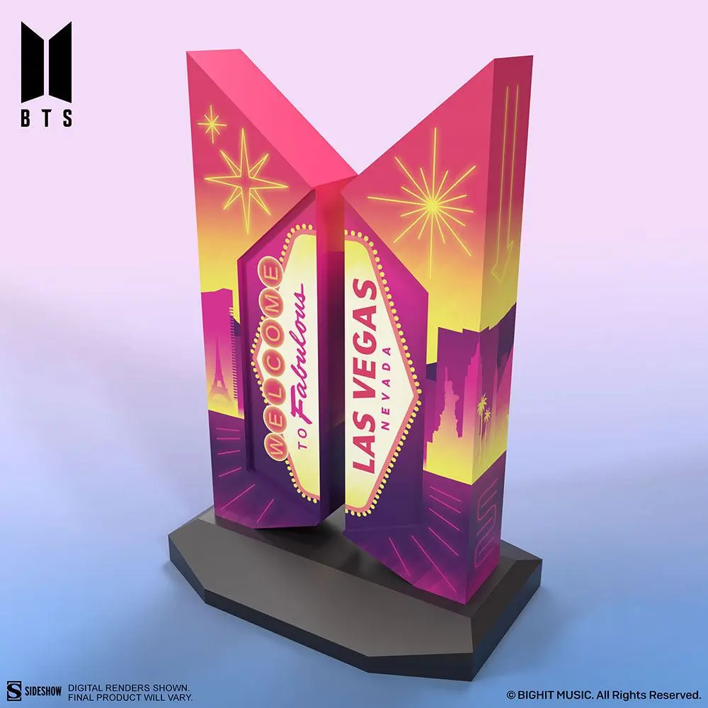 BTS Statue Premium BTS Logo: Las Vegas Edition 18 cm Produktfoto