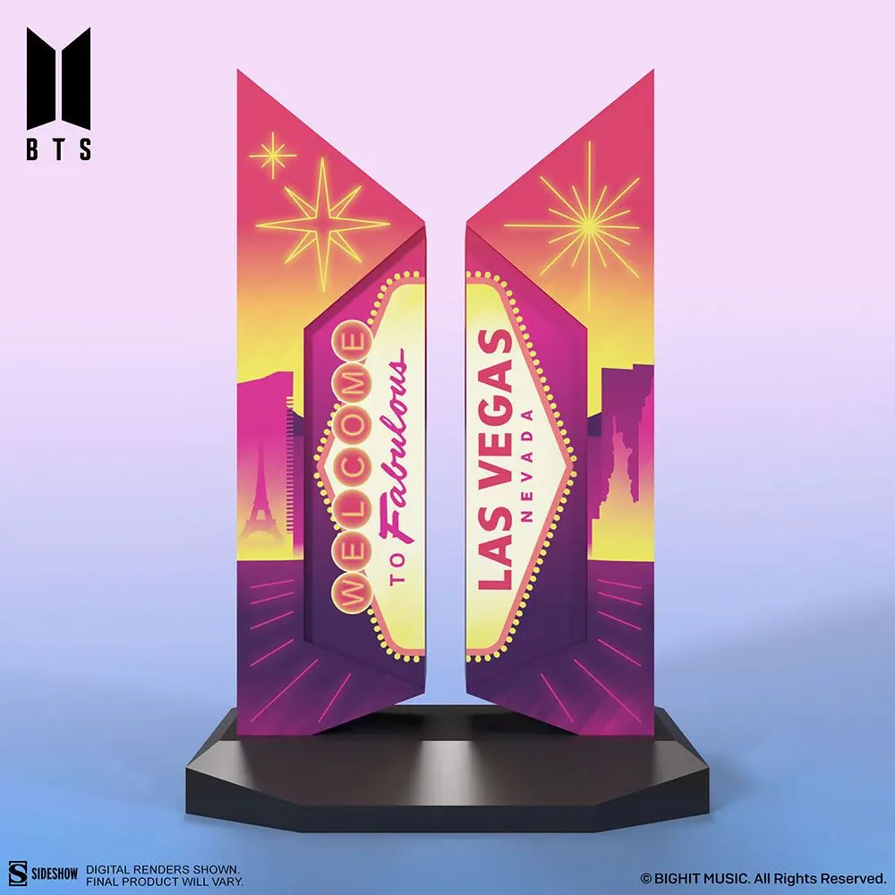 BTS Statue Premium BTS Logo: Las Vegas Edition 18 cm Produktfoto