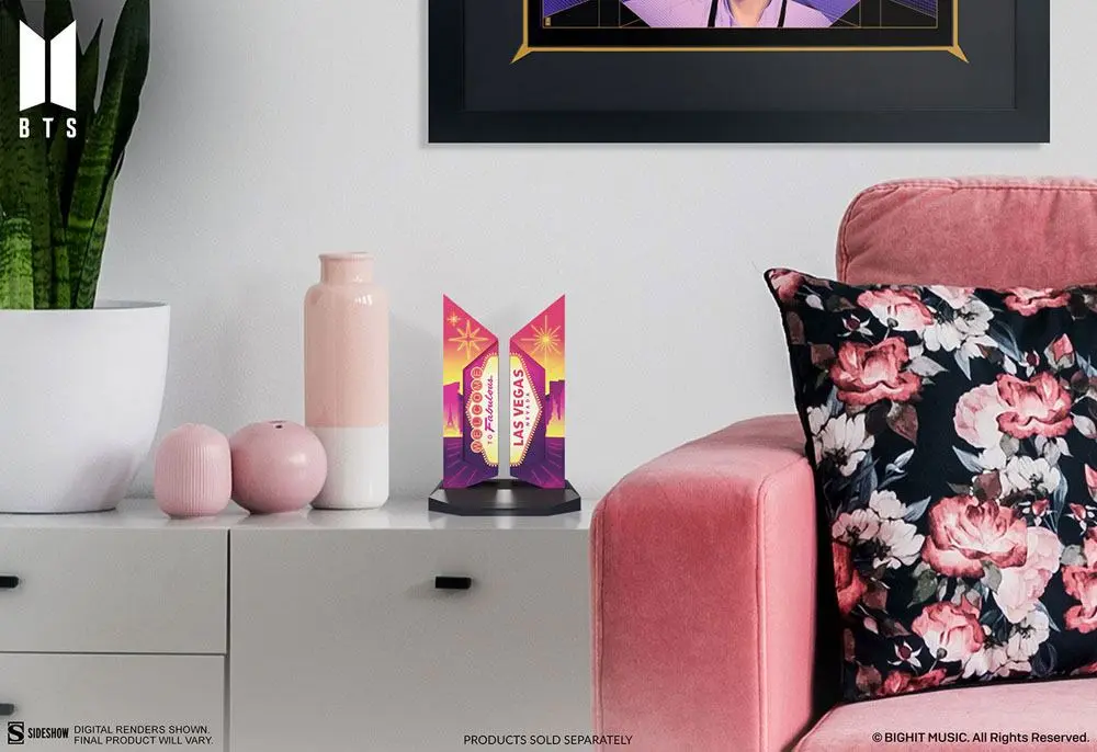 BTS Statue Premium BTS Logo: Las Vegas Edition 18 cm Produktfoto