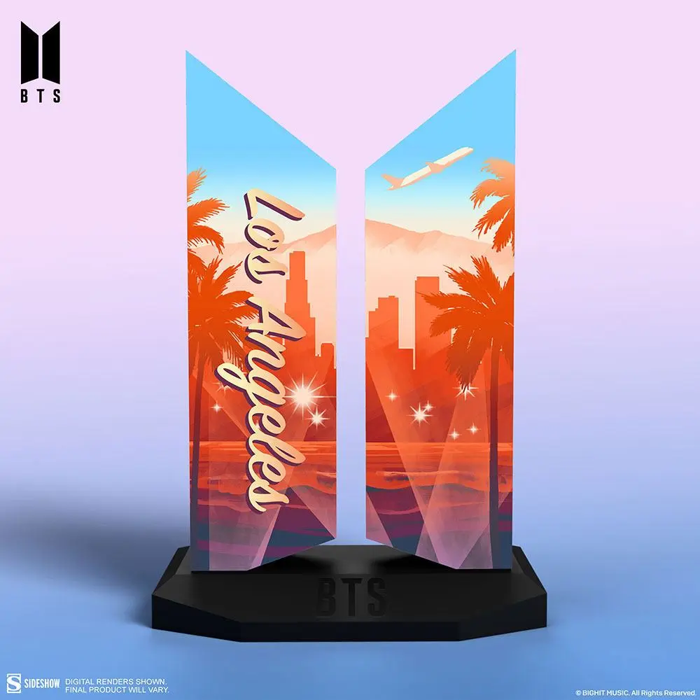 BTS Statue Premium BTS Logo: Los Angeles Edition 18 cm Produktfoto