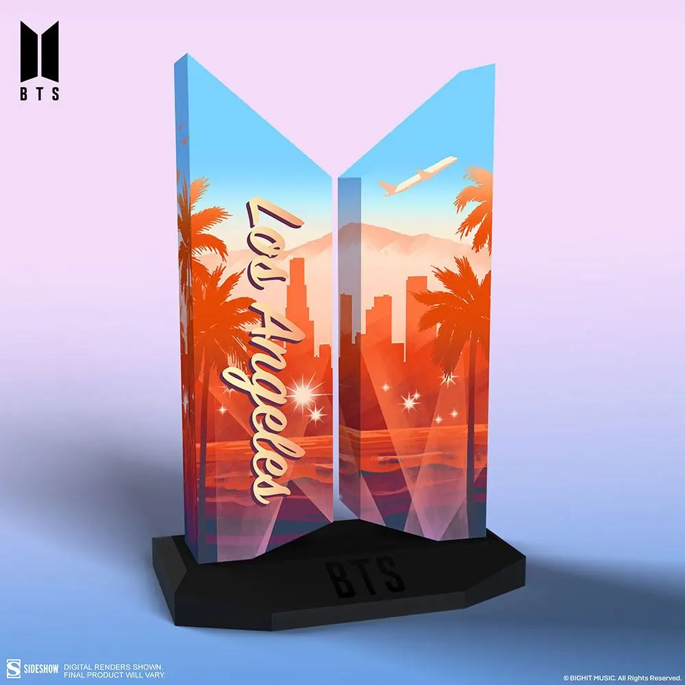 BTS Statue Premium BTS Logo: Los Angeles Edition 18 cm Produktfoto