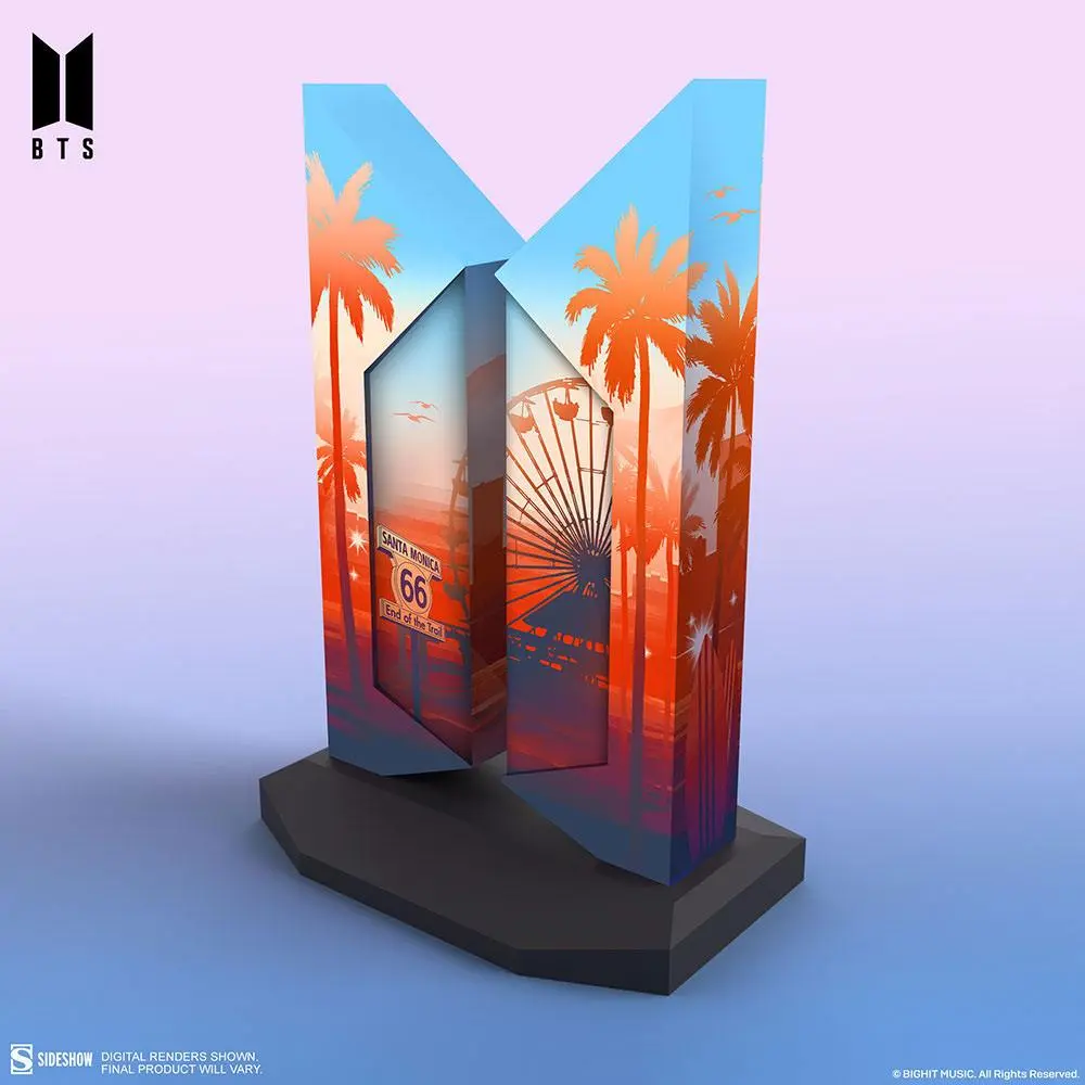 BTS Statue Premium BTS Logo: Los Angeles Edition 18 cm Produktfoto