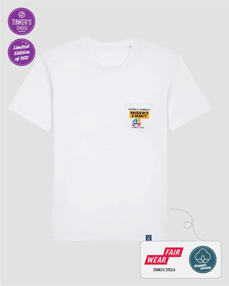 Bubble Bobble Insert Coin T-shirt Produktfoto