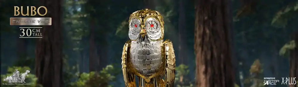 Bubo the Mechanical Owl Soft Vinyl Statue Ray Harryhausens Bubo Chrome Ver. 30 cm Produktfoto