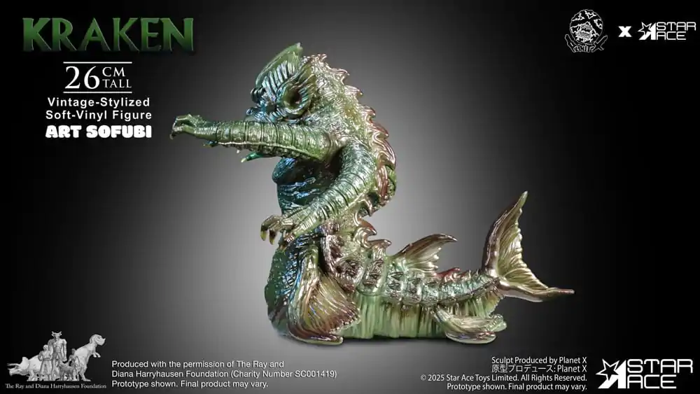 Bubo the Mechanical Owl Weichvinyl Statue The Kraken Vintage Style 25 cm Produktfoto