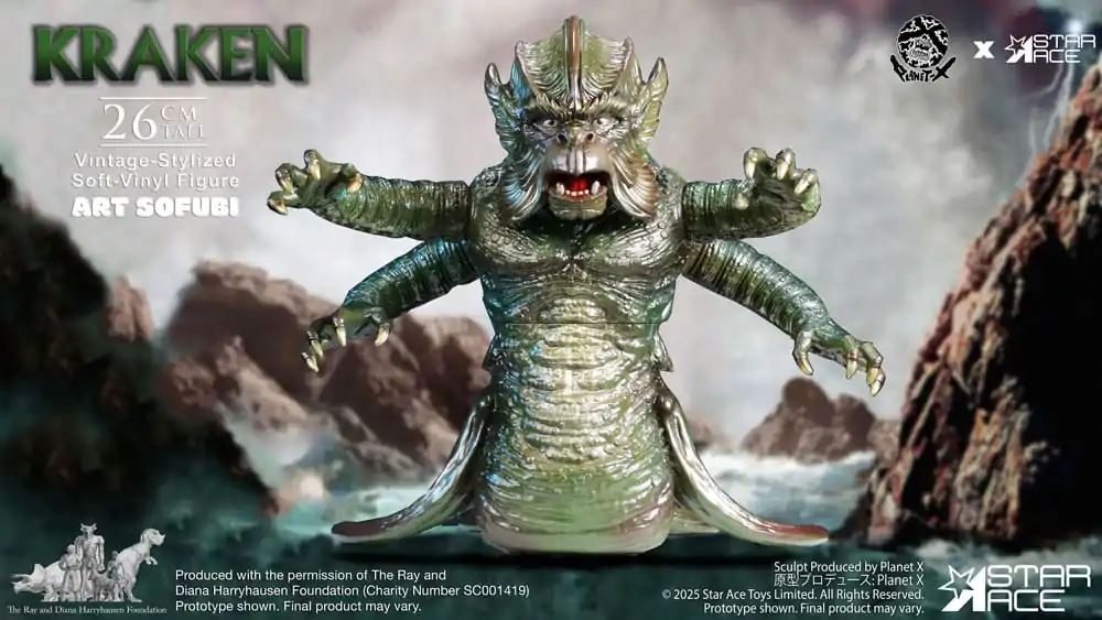 Bubo the Mechanical Owl Weichvinyl Statue The Kraken Vintage Style 25 cm Produktfoto