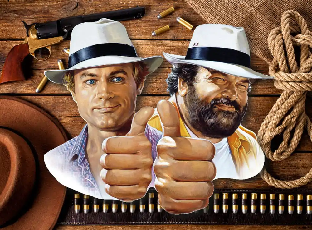 Bud Spencer & Terence Hill 3D Blechschild Hill + Spencer 45 x 45 cm termékfotó