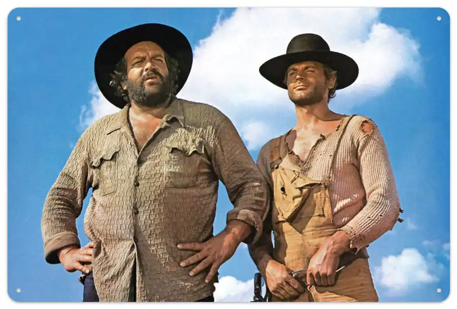 Bud Spencer & Terence Hill Blechschild Blauer Himmel 20 x 30 cm termékfotó