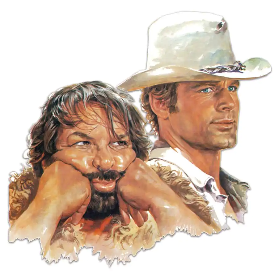 Bud Spencer & Terence Hill 3D Blechschild Bud & Terence 45 x 45 cm termékfotó