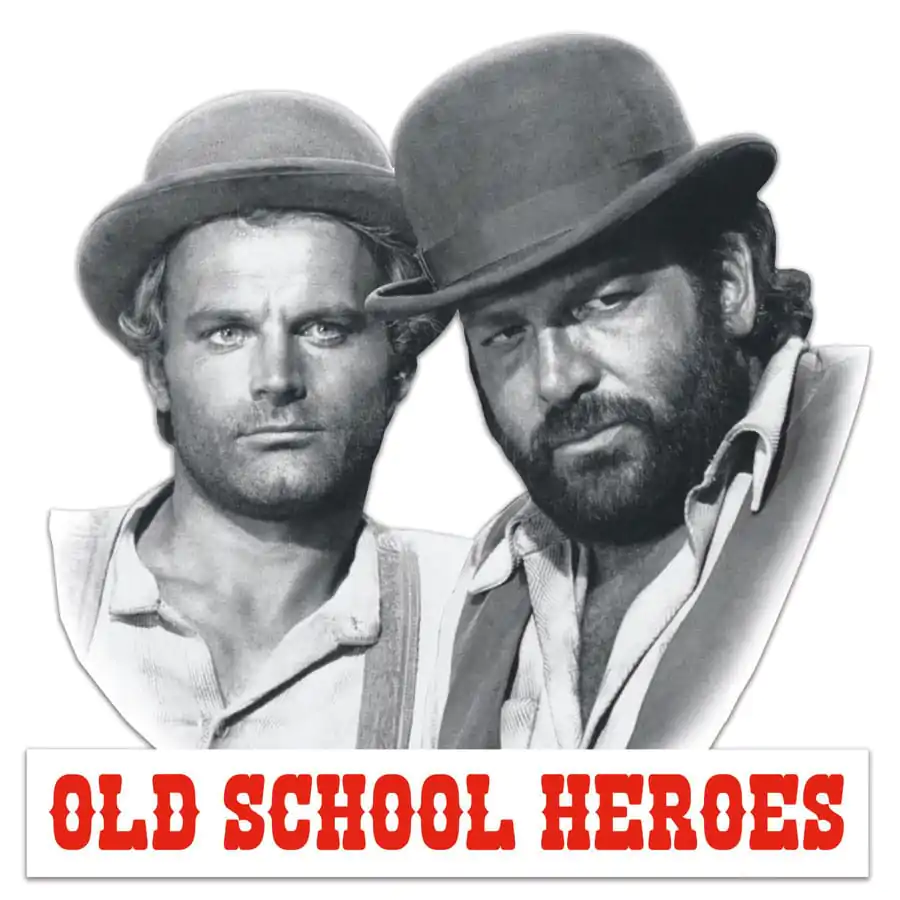 Bud Spencer & Terence Hill 3D Blechschild Old School Heroes 45 x 45 cm termékfotó