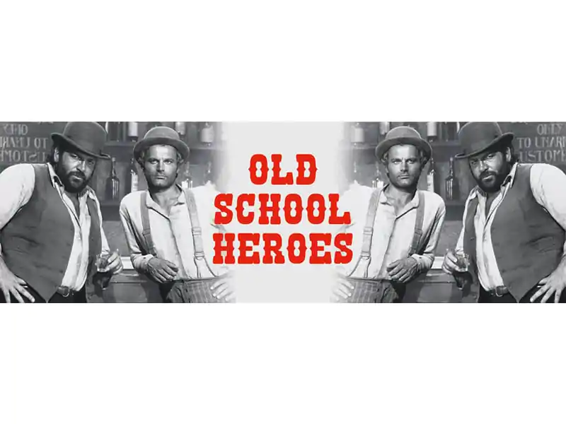 Bud Spencer & Terence Hill Emaille Tasse Old School Heroes termékfotó