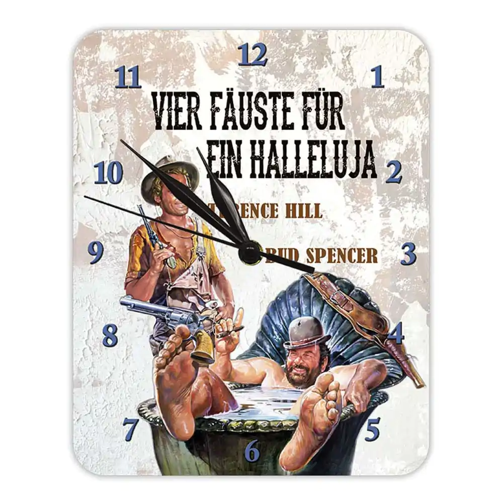 Bud Spencer & Terence Hill Wanduhr Vier Fäuste für ein Halleluja termékfotó